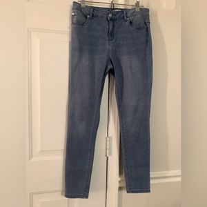 High waist skinny jeans